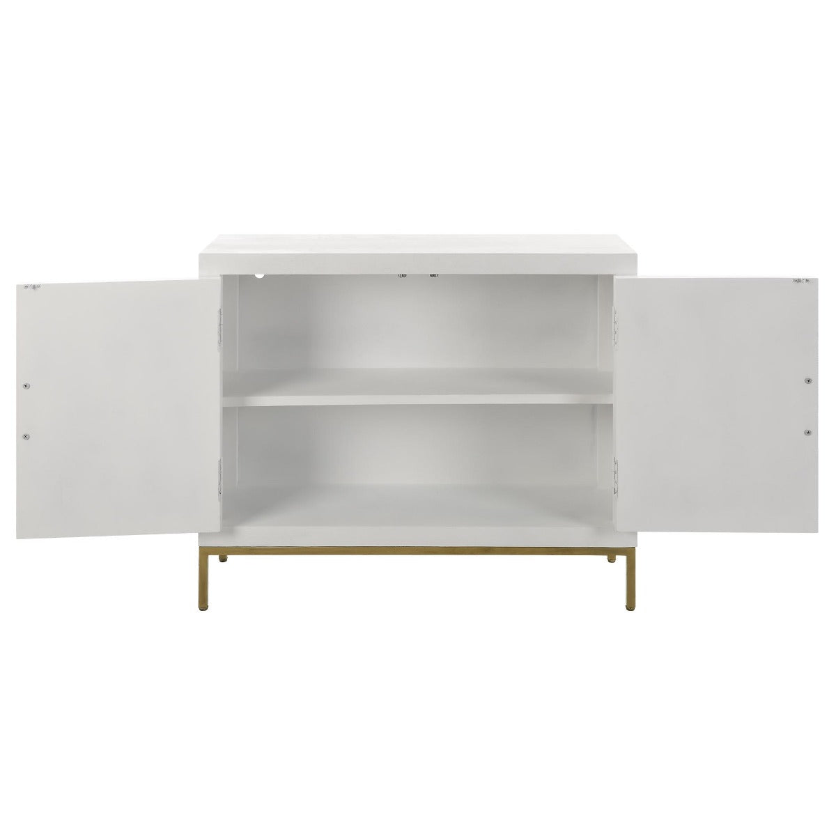 Front Range White 2 Door Cabinet by Uttermost
