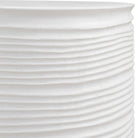 Borderline White Drum Table by Uttermost