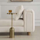 Pascal Brass Drink Table by Uttermost