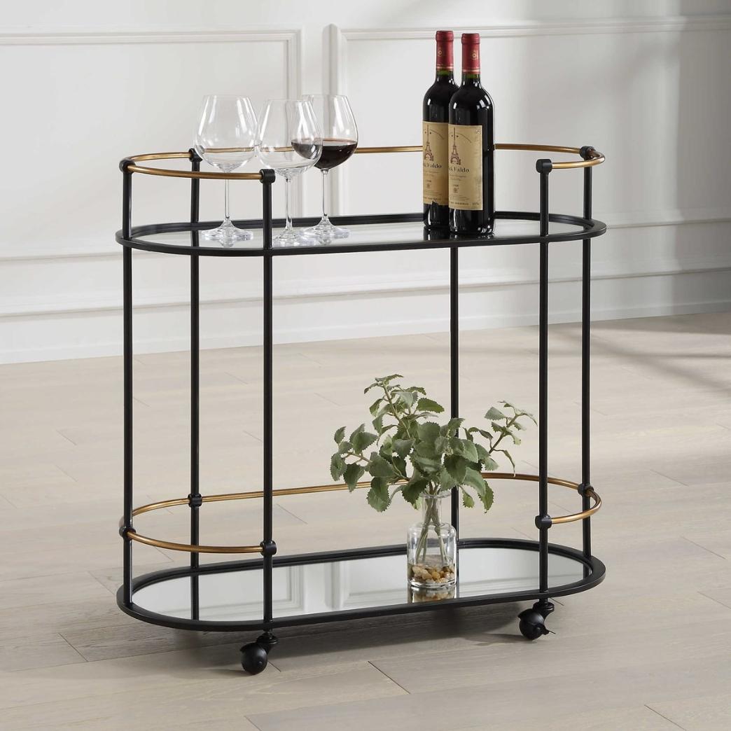 Andre Iron Bar Cart by Uttermost