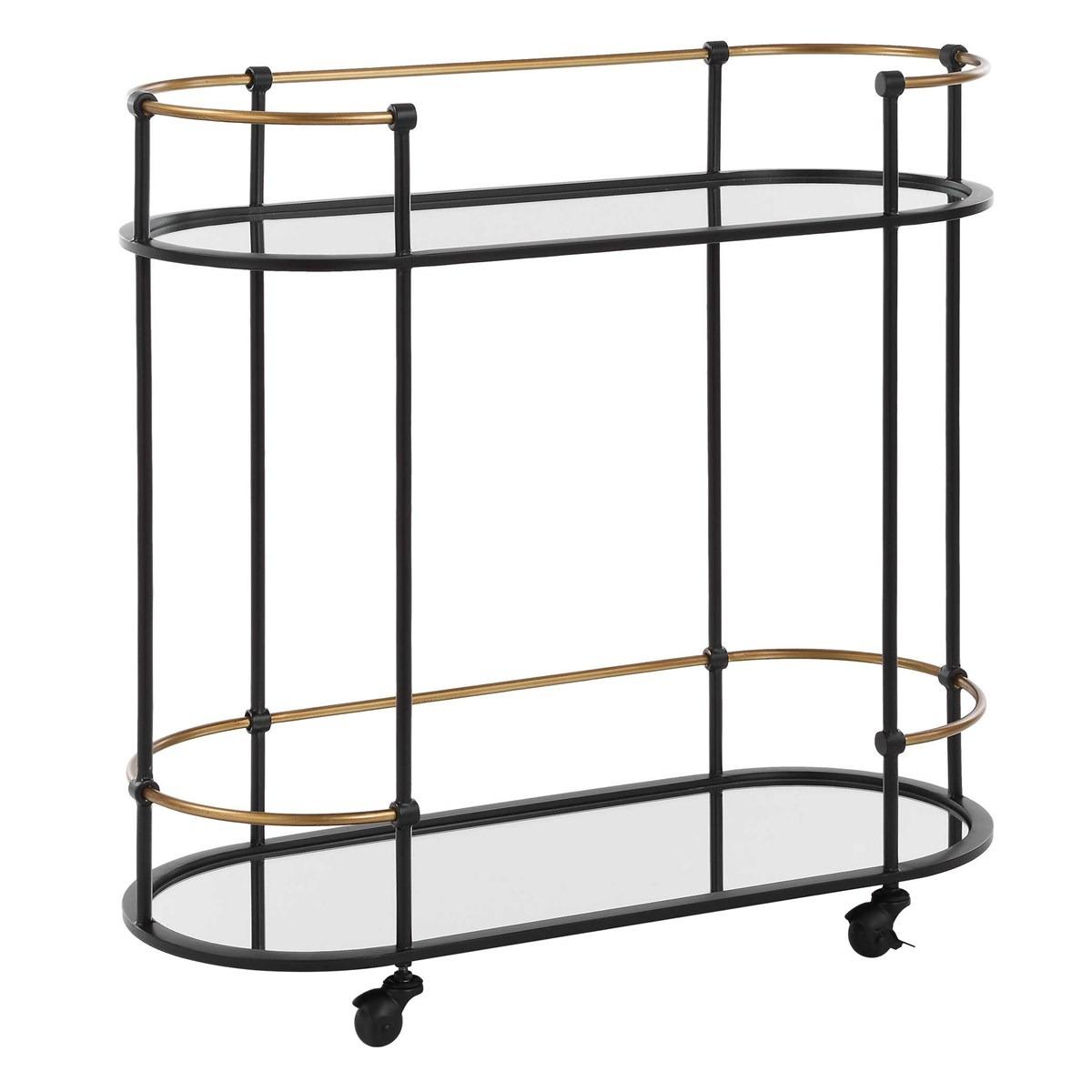 Andre Iron Bar Cart by Uttermost