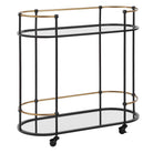 Andre Iron Bar Cart by Uttermost