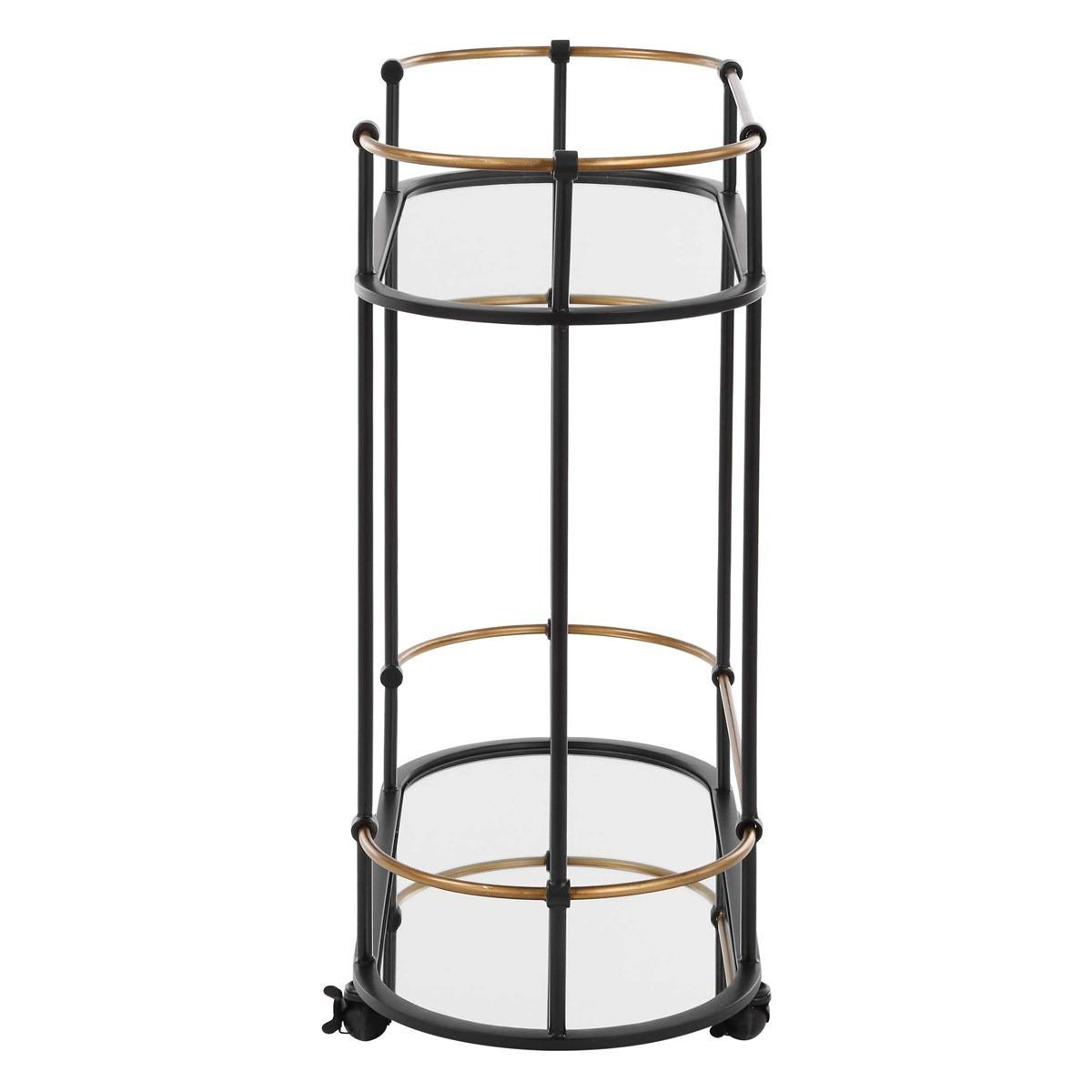 Andre Iron Bar Cart by Uttermost