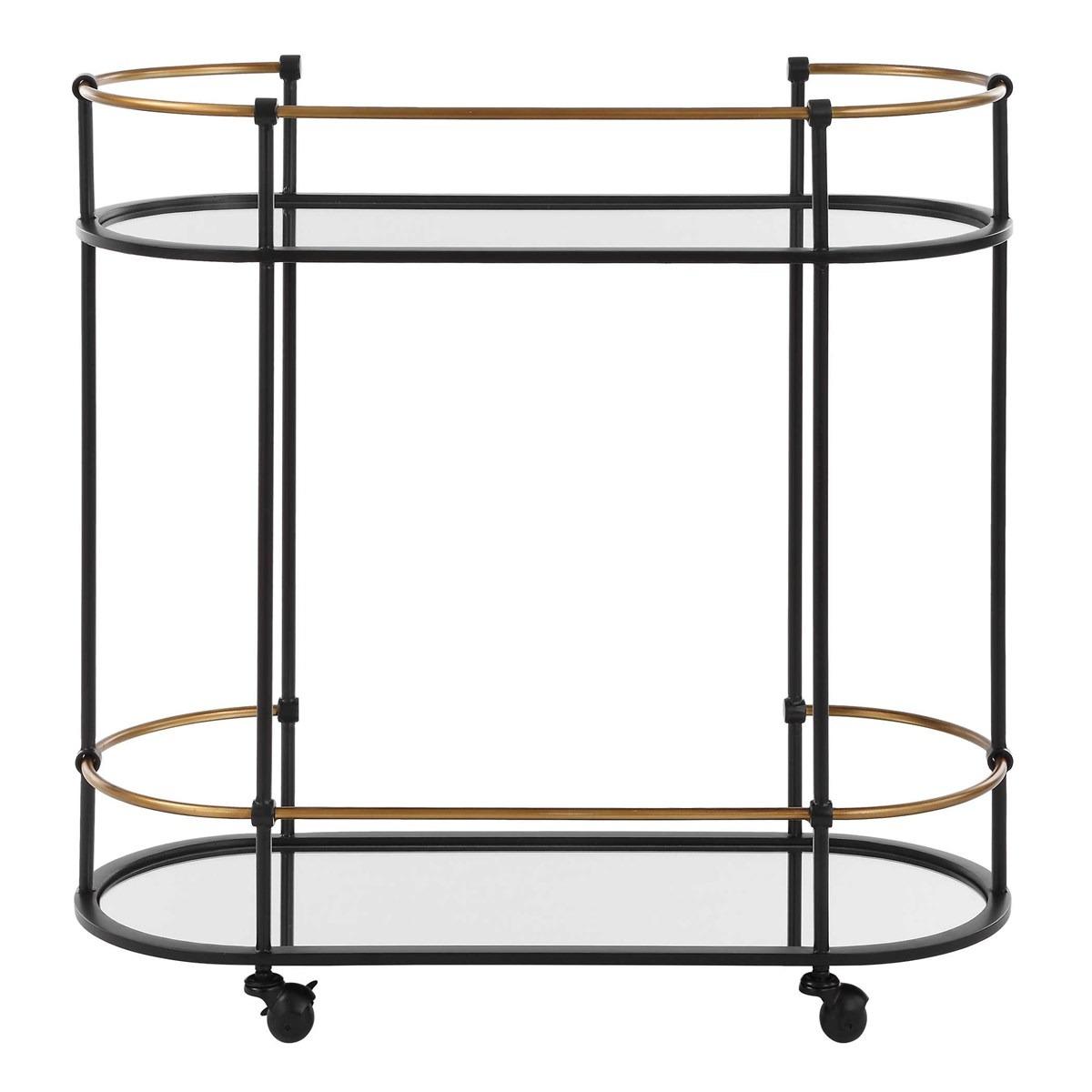 Andre Iron Bar Cart by Uttermost