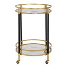 Dolly Round Bar Cart by Uttermost