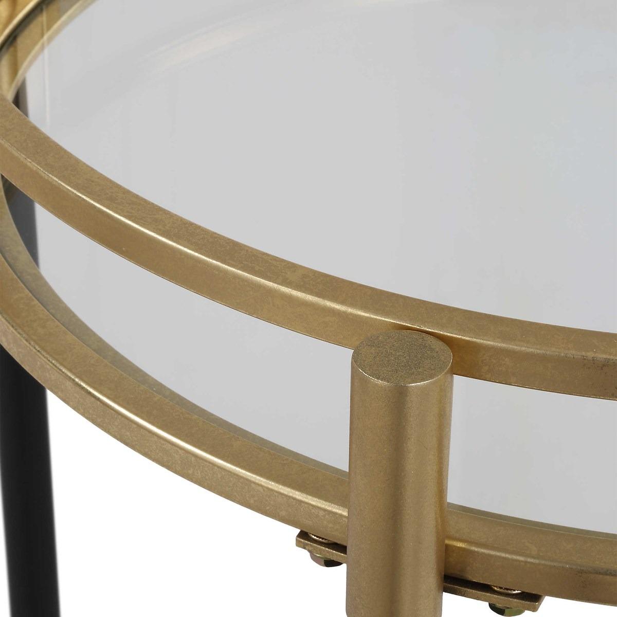 Dolly Round Bar Cart by Uttermost