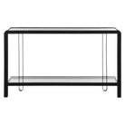 Shadow Black Iron Console Table by Uttermost