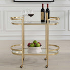 Isabelle Gold Bar Cart by Uttermost
