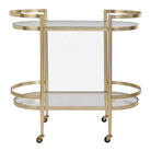 Isabelle Gold Bar Cart by Uttermost