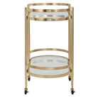 Isabelle Gold Bar Cart by Uttermost