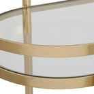 Isabelle Gold Bar Cart by Uttermost