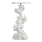 Remnant White Stone Drink Table by Uttermost