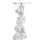 Remnant White Stone Drink Table by Uttermost