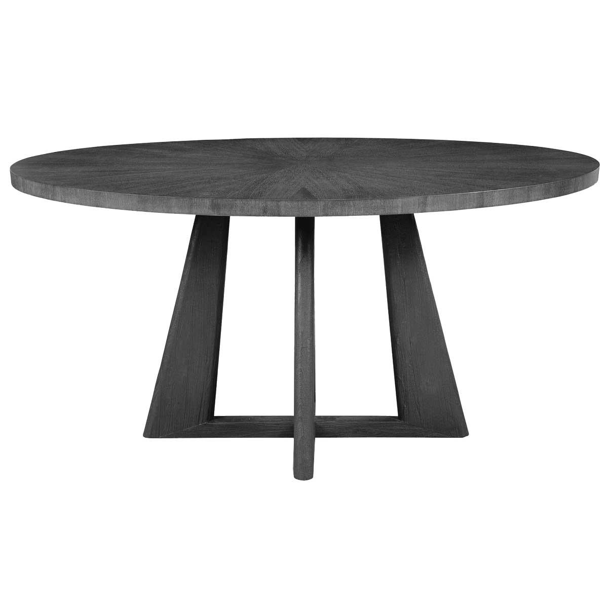 Pulsar Oval Dining Table in Grey Walnut by Uttermost