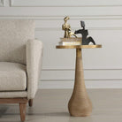 Terra Brass Accent Table by Uttermost