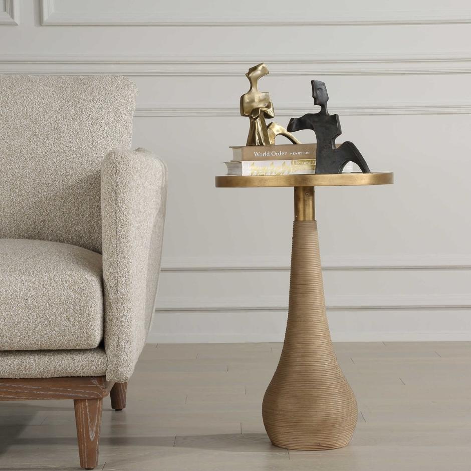 Terra Brass Accent Table by Uttermost