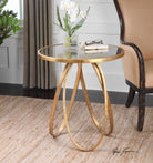 Montrez Gold Side Table by Uttermost