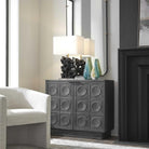 Shelby 2 Door Ebony Stained Cabinet by Uttermost