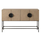 Lunar 4 Door Elm Wood Cabinet by Uttermost
