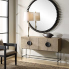 Lunar 4 Door Elm Wood Cabinet by Uttermost