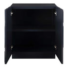 Valeria 2 Door Glossy Blue Cabinet by Uttermost