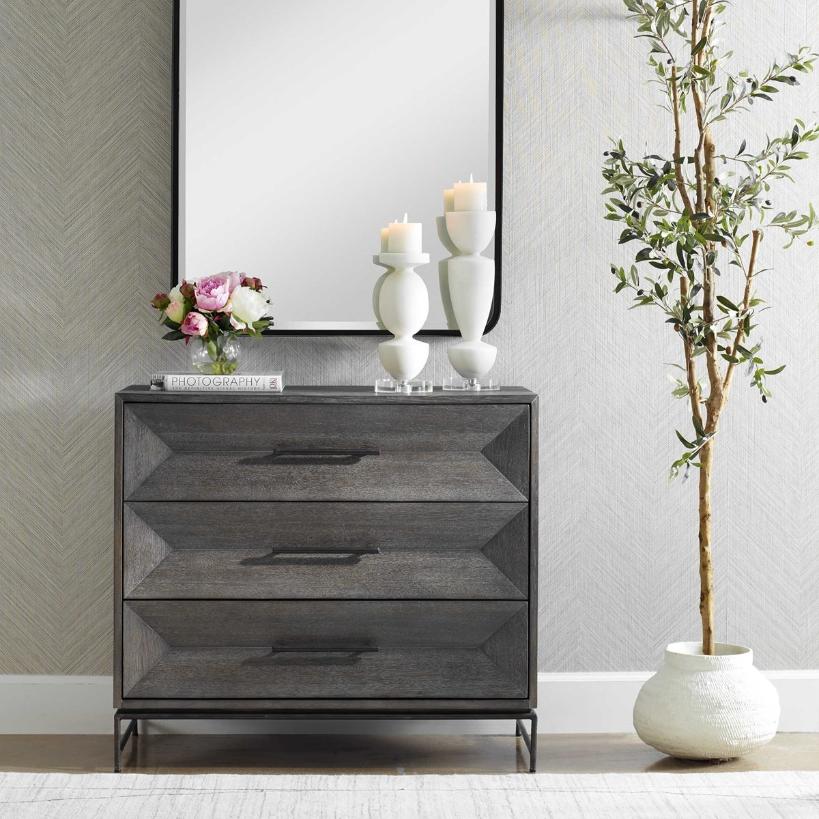 Knox Dark Walnut Accent Chest by Uttermost