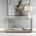 Prism Light Oak Console Table by Uttermost