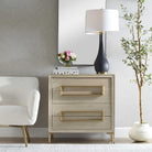 Alessia Light Oak Accent Chest by Uttermost