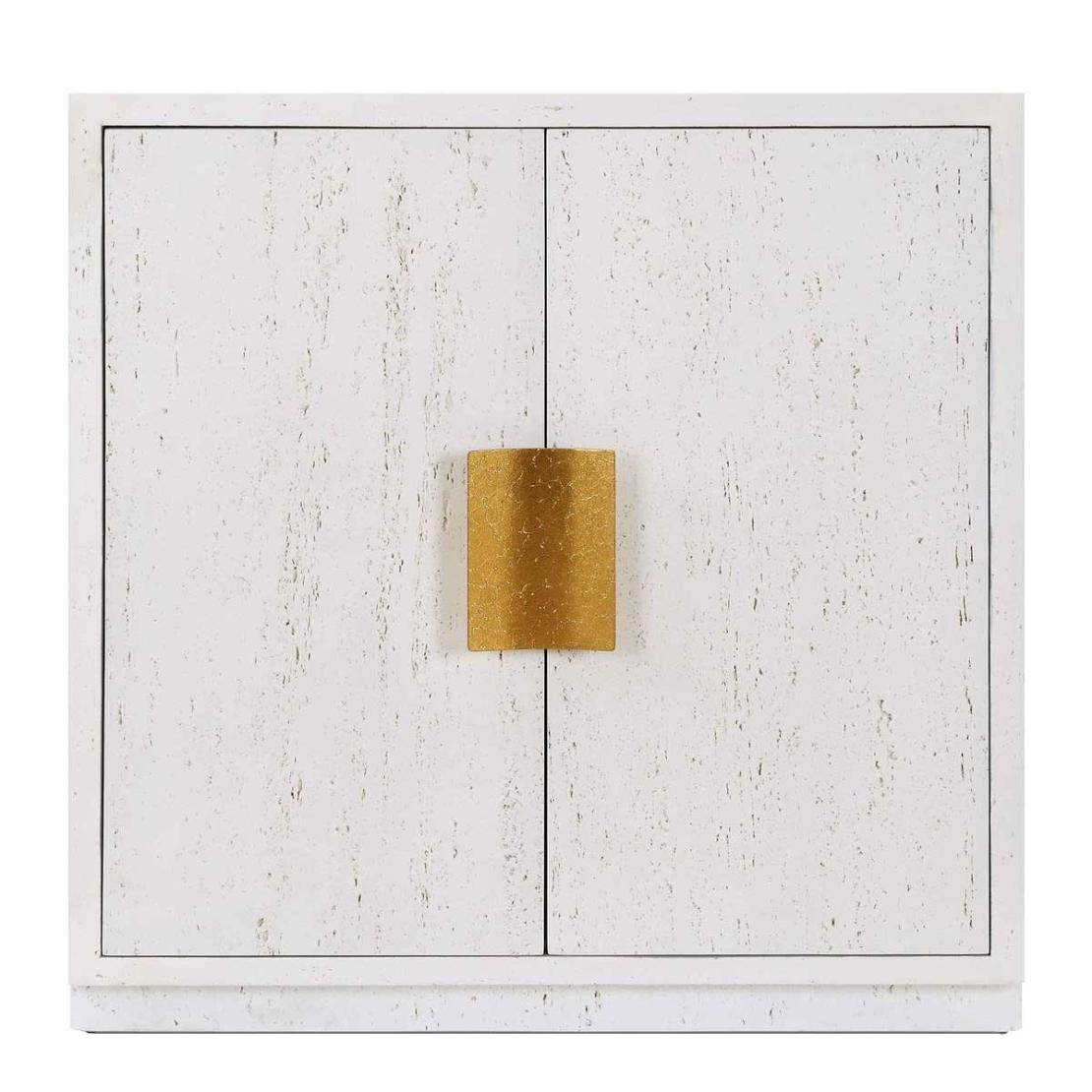 Emma 2 Door White Cabinet by Uttermost