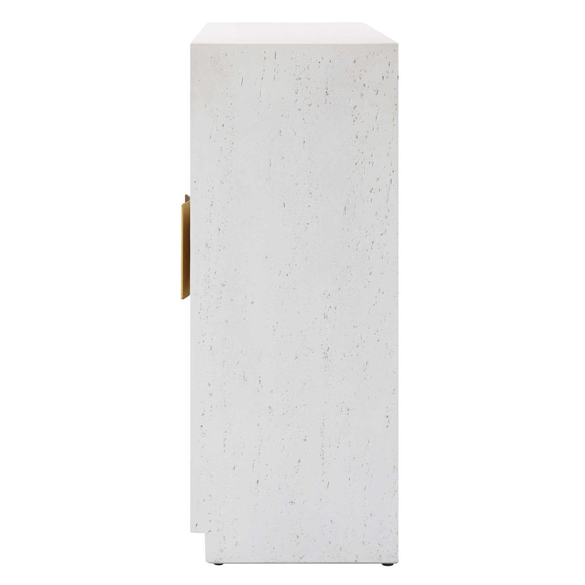 Emma 2 Door White Cabinet by Uttermost
