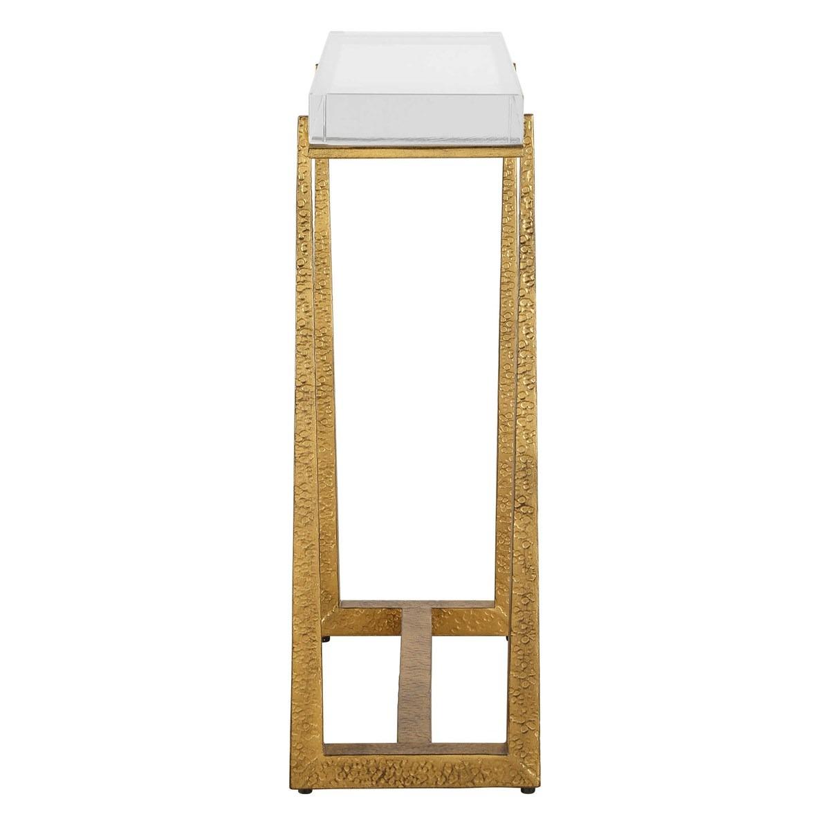 Midas Thick Crystal Accent Table by Uttermost