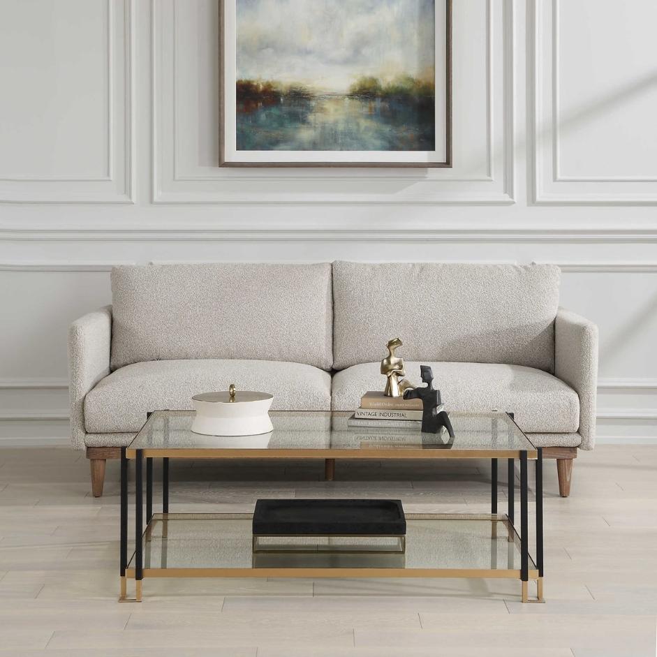 Kentmore Glass Coffee Table by Uttermost