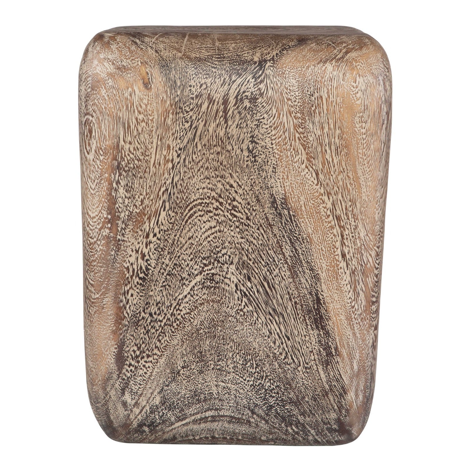 Loophole Side Table in Bleached Wash by Uttermost
