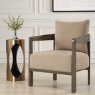 Achilles Brass Drink Table by Uttermost