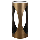 Achilles Brass Drink Table by Uttermost