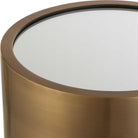Achilles Brass Drink Table by Uttermost