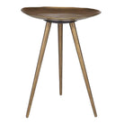 Lily Pad Antique Brass Accent Table by Uttermost