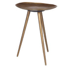 Lily Pad Antique Brass Accent Table by Uttermost