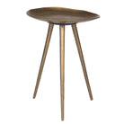 Lily Pad Antique Brass Accent Table by Uttermost