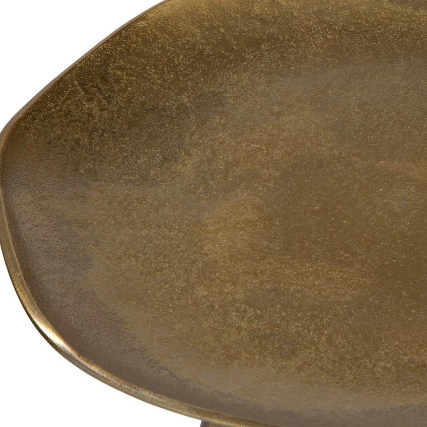 Lily Pad Antique Brass Accent Table by Uttermost