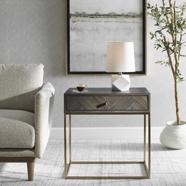 Armistead Walnut Side Table by Uttermost