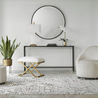 Hayley Black Console Table by Uttermost