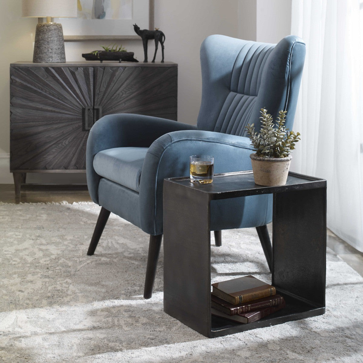 Derwent Industrial Side Table by Uttermost