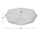 Volker White Coffee Table by Uttermost