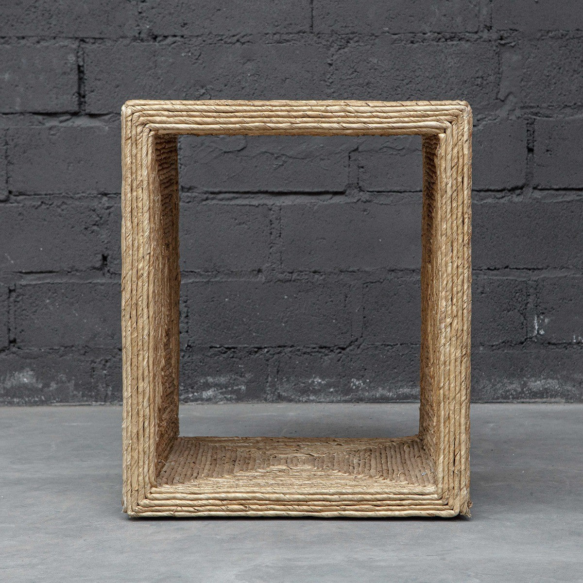 Rora Coastal Woven Side Table by Uttermost