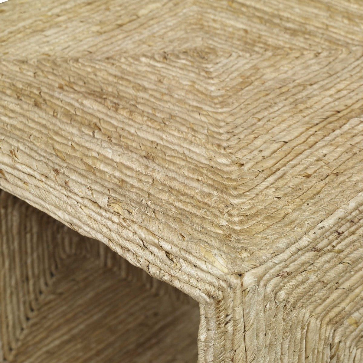 Rora Coastal Woven Side Table by Uttermost