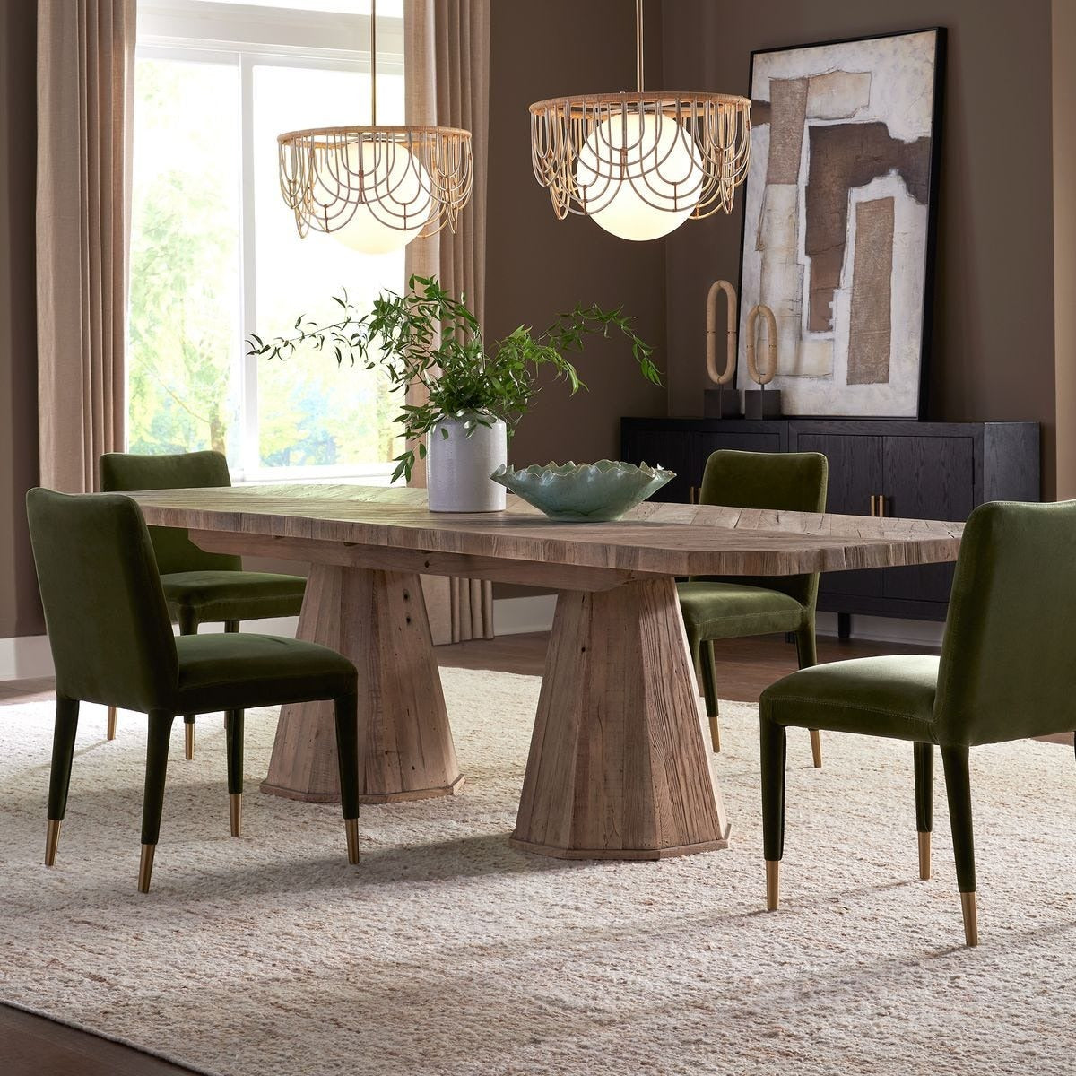 Caledon Extending Dining Table by Uttermost