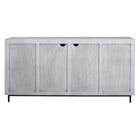 Checkerboard 4 Door Gray Cabinet by Uttermost