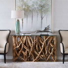 Teak Wood Console by Uttermost