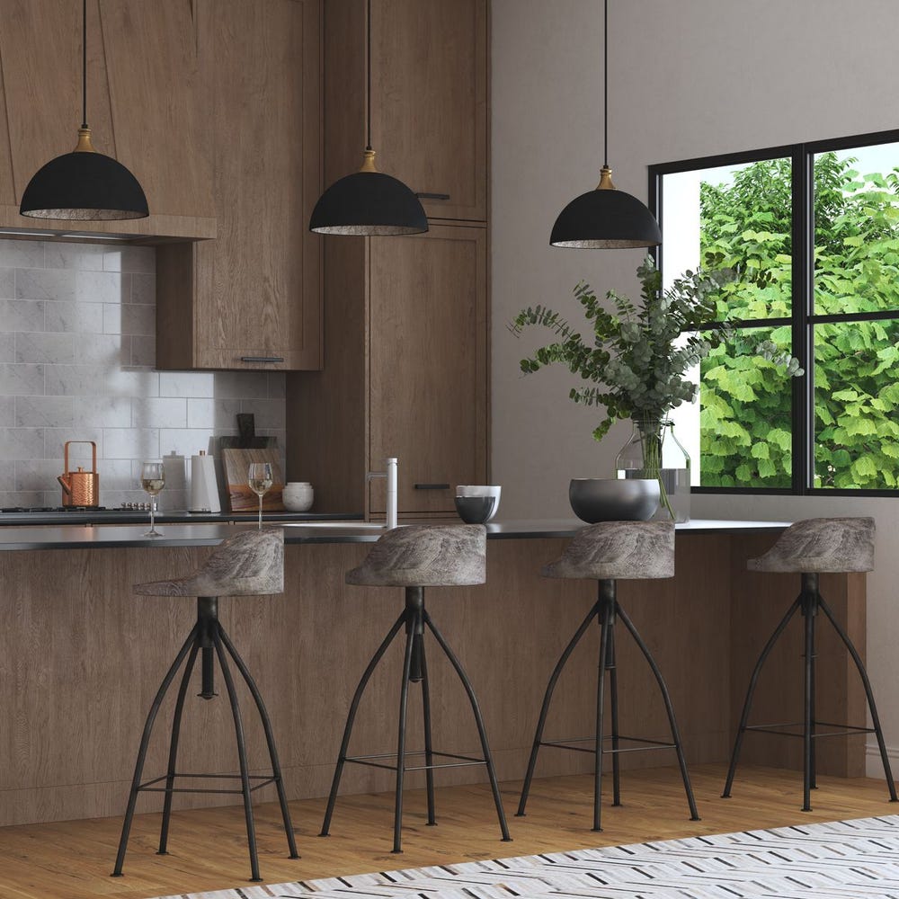 Kairu Wooden Bar Stool by Uttermost